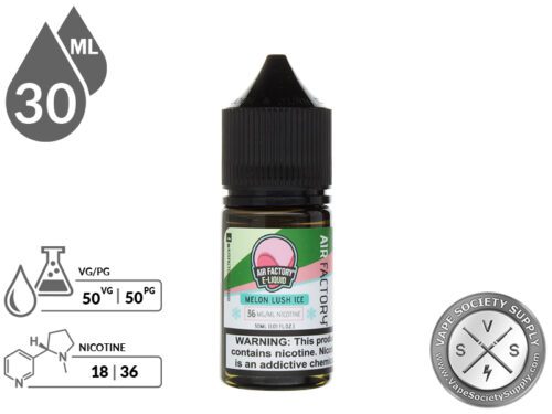 Air Factory Salts 30ml Melon Lush Ice E Liquid