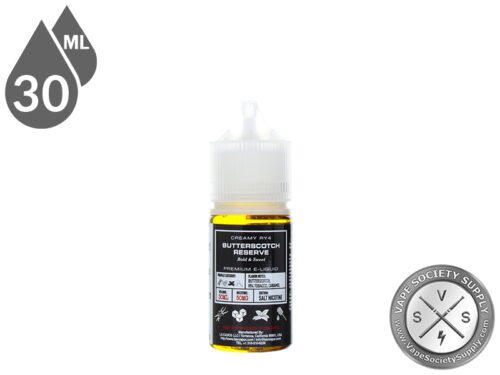 Glas Basix Salt 30ml Butterscotch Reserve E Juice