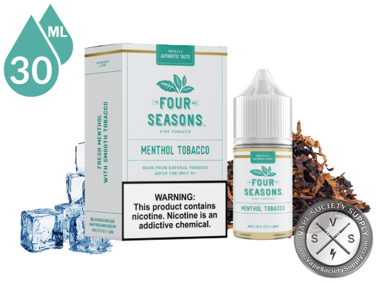 Menthol Tobacco By Four Seasons E-Liquid vape juice