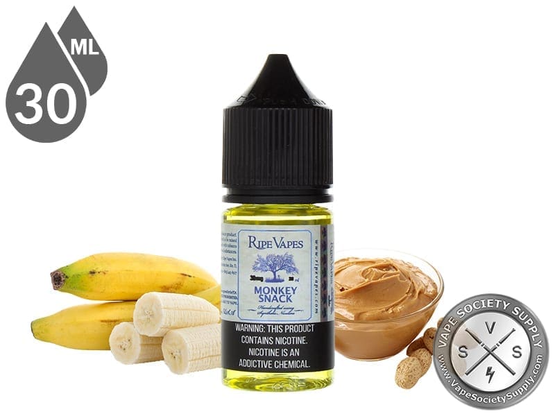 Monkey Snack Saltz Ripe Vapes Synthetic Nic 30ml ⋆ $