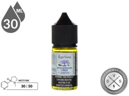 Ripe Vape Synthetic Salt 30ml Strawberry Freez E Juice