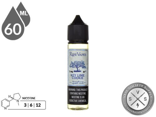Ripe Vapes Synthetic 60ml Key Lime Cookie E Liquid
