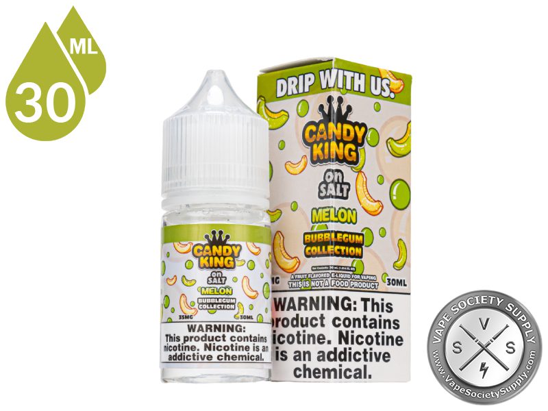 Melon CANDY KING BUBBLEGUM ON SALT COLLECTION 30ml