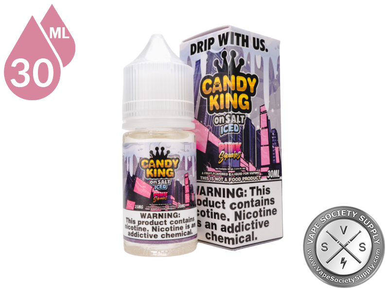 Pink Squares CANDY KING ON SALT ICED 30ml ⋆ 11.99