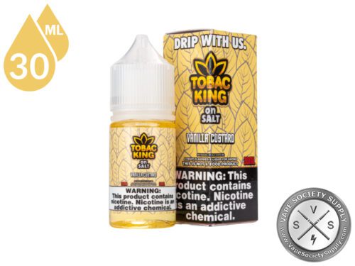 Vanilla Custard TOBAC KING ON SALT