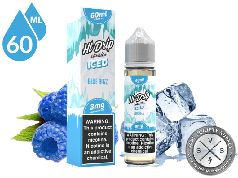 Blue Razz ICED HI DRIP CLASSICS vape juice