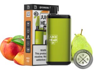 JUICE HEAD 5k DISPOSABLE 5000 PUFF Peach PEar