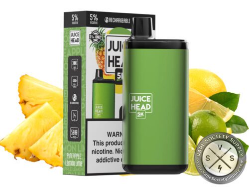JUICE HEAD 5k DISPOSABLE 5000 PUFF Pineapple Lemon Lime