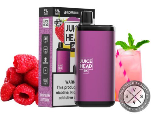 JUICE HEAD 5k DISPOSABLE 5000 PUFF Raspberry Lemoande