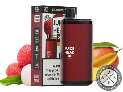 JUICE HEAD 5k DISPOSABLE 5000 PUFF lytchee mango