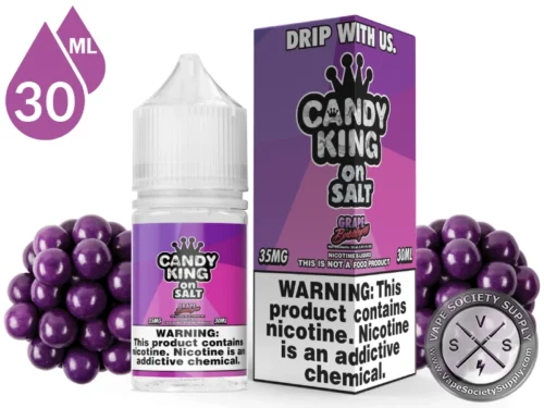 Grape Bubblegum Candy King On Salt