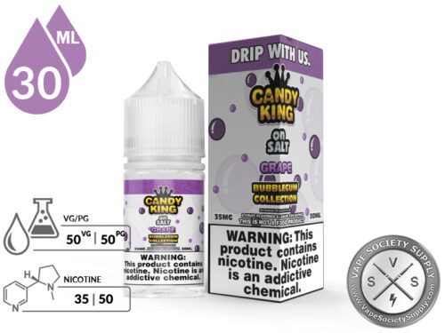 Grape CANDY KING BUBBLEGUM ON SALT COLLECTION info