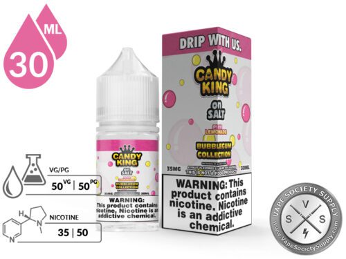 Pink Lemonade CANDY KING BUBBLEGUM ON SALT COLLECTION info