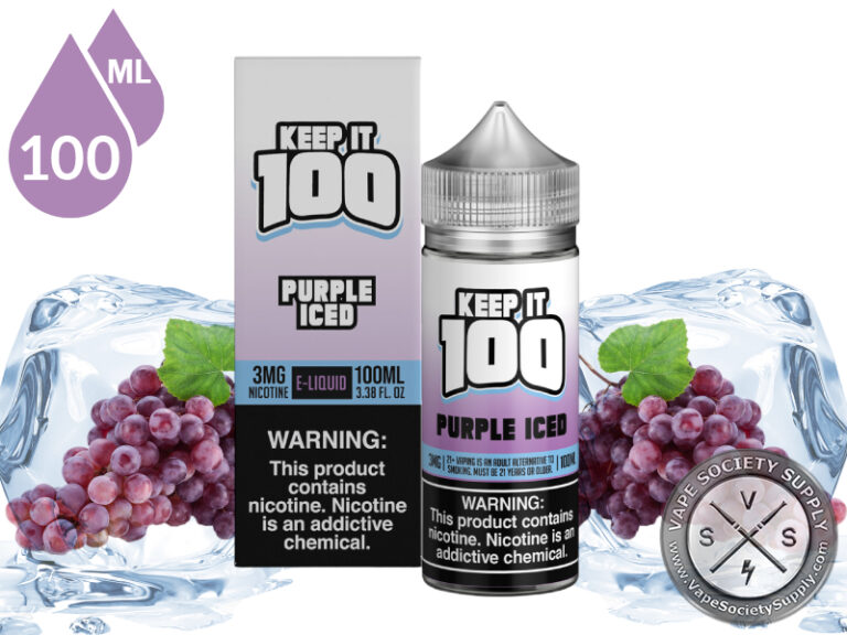 Purple ICED SYNTHETIC KEEP IT 100