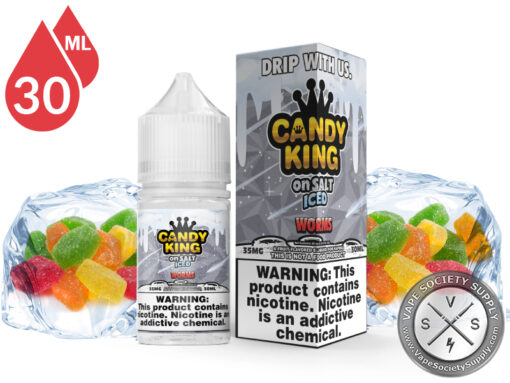 Sour Worms CANDY KING ON SALT ICED