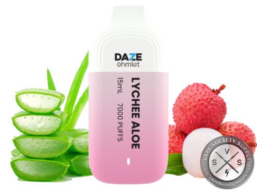7 DAZE OHMLET DISPOSABLE 7000 PUFF Lychee Aloe