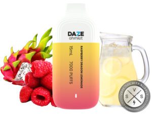 7 DAZE OHMLET DISPOSABLE 7000 PUFF Raspberry Dragon Lemonade