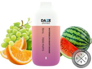 7 DAZE OHMLET DISPOSABLE 7000 PUFF Watermelon Grape Orange