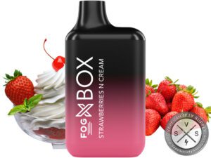 FOG X BOX ORGNX DISPOSABLE 6000 PUFF Strawberries and Cream
