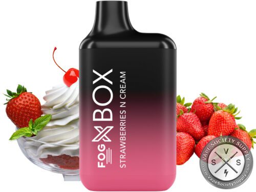 FOG X BOX ORGNX DISPOSABLE 6000 PUFF Strawberries and Cream