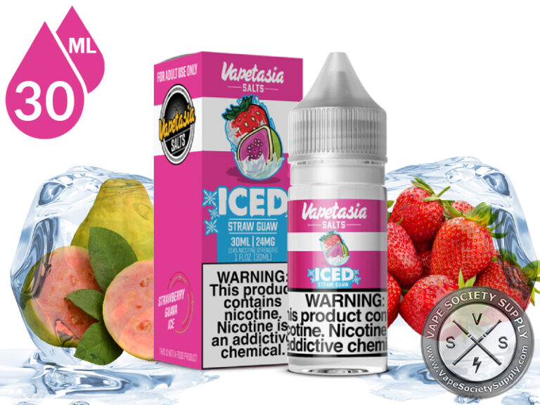 Iced Straw Guaw By Vapetasia Salts