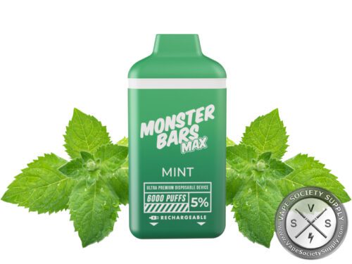 MONSTER BARS MAX DISPOSABLE 6000 PUFF Mint