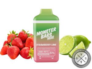 MONSTER BARS MAX DISPOSABLE 6000 PUFF Strawberry Lime