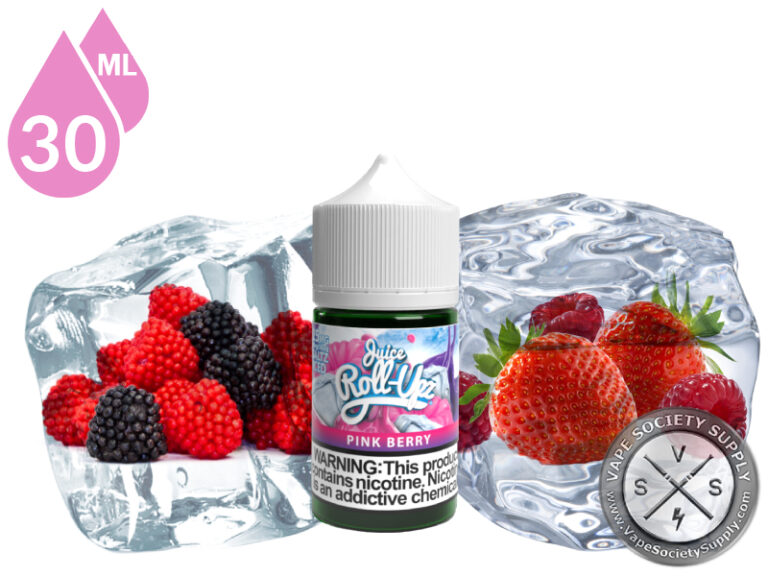 Pink Berry Ice By Juice Roll Upz Salt