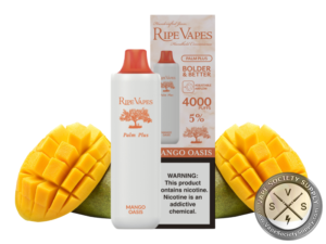 RIPE VAPES PALM PLUS DISPOSABLE 4000 PUFF MAngo Oasis