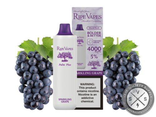 RIPE VAPES PALM PLUS DISPOSABLE 4000 PUFF Sparkling Grape