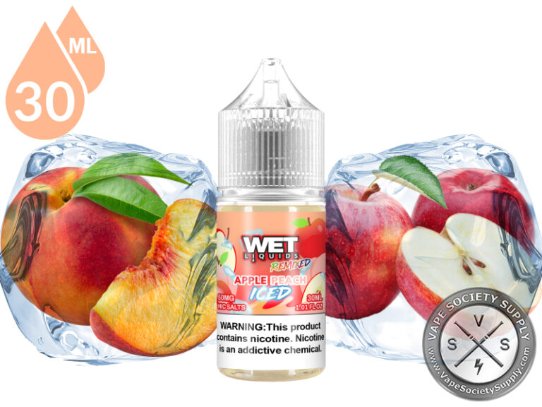 Apple Peach ICED WET REMIXED SALTS
