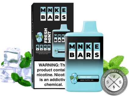 MNKE BARS DISPOSABLE 6500 PUFF Fresh Mint