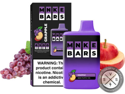 MNKE BARS DISPOSABLE 6500 PUFF Grapple