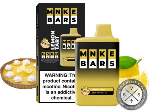 MNKE BARS DISPOSABLE 6500 PUFF Lemon Tart