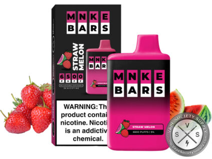 MNKE BARS DISPOSABLE 6500 PUFF Straw Melon