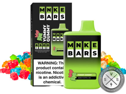 MNKE BARS DISPOSABLE 6500 PUFF Yummy Gummy