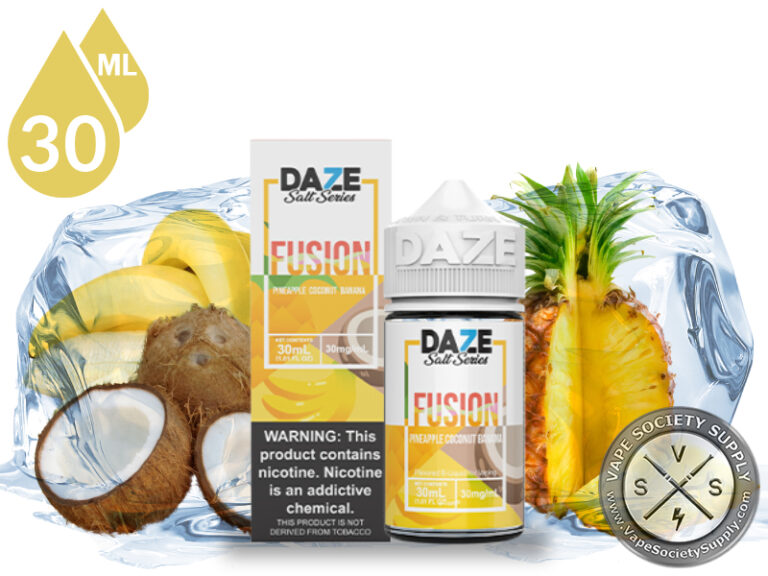 Pineapple Coconut Banana ICED 7 DAZE FUSION SALT TFN