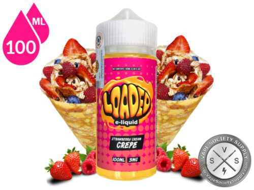 Strawberry Cream Crepe Loaded