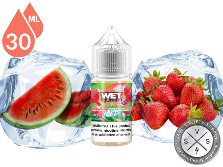 Watermelon Strawberry ICED WET REMIXED SALTS