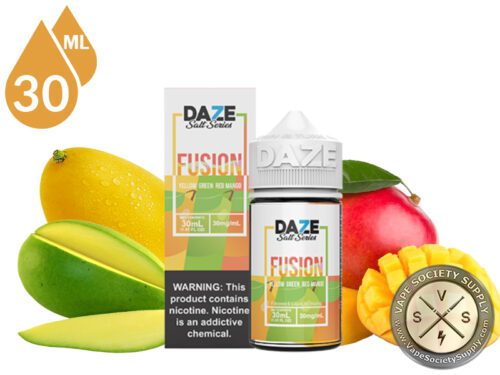 Yellow Green Red Mango 7 DAZE FUSION TFN SALT