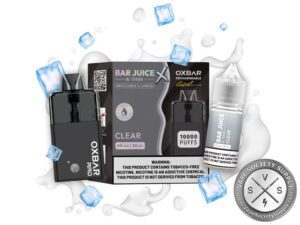 BAR JUICE BJ 15000 OXBAR REFILLABLE DEVICE 10,000 PUFFS Clear
