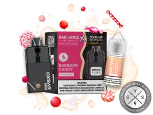 BAR JUICE BJ 15000 OXBAR REFILLABLE DEVICE 10,000 PUFFS Rainbow Candy
