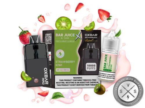 BAR JUICE BJ 15000 OXBAR REFILLABLE DEVICE 10,000 PUFFS Strawberry Kiwi