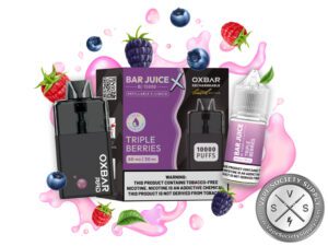 BAR JUICE BJ 15000 OXBAR REFILLABLE DEVICE 10,000 PUFFS Triple Berries