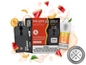 BAR JUICE BJ 15000 OXBAR REFILLABLE DEVICE 10,000 PUFFS Watermelon Cantaloupe