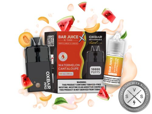 BAR JUICE BJ 15000 OXBAR REFILLABLE DEVICE 10,000 PUFFS Watermelon Cantaloupe