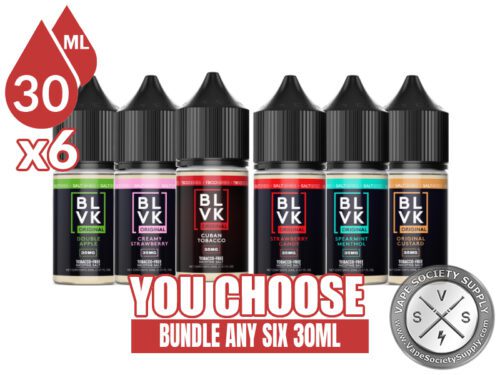 BLVK Salts Bundle 6 30ml (180ml)