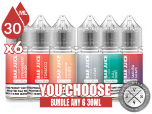 Bar Juice Salts 6 30ml (180ml)