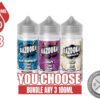 Bazooka Sour Straws Bundle 3 100ml (300ml)