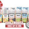 Daze Fusion Salts 6 30ml (180ml)